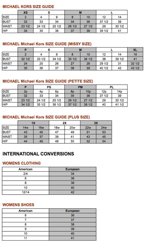 michael kors size 6|michael kors shoe size chart.